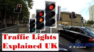 Traffic Lights UK  Traffic Lights Driving Lesson [upl. by Isle]