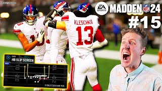 I TURNED THIS PLAY INTO A CHEAT CODE  Madden 24  Superstar 15 [upl. by Silirama]