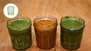 Pesto selber machen  3 mal anders  Chefkochde [upl. by Erskine788]