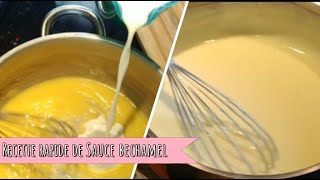 Sauce béchamel avec 3 ingrédients de base Recette rapide [upl. by Dnalro167]