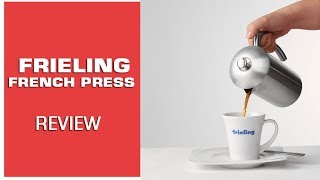 Review Frieling French Press Coffee Maker Stainless Steel French Press [upl. by Ethelind171]