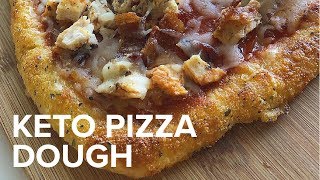 KETO PIZZA DOUGH RECIPE [upl. by Aisena]