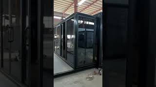 So easy to install this prefab mini house  expandablecontainerhome prefabmodularhome tinyhouse [upl. by Yl]