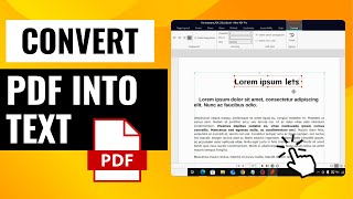 How To Convert a PDF Into Text  Fast and Easy Methods [upl. by Seedman]