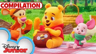 Playdate with Winnie the Pooh Shorts 🍯💛  Compilation  disneyjr [upl. by Tonry960]