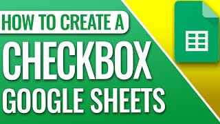 How To Create Check Boxes In Google Sheets [upl. by Aivatnuhs]