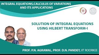 Solution of integral equations using Hilbert transformI [upl. by Nitsu]