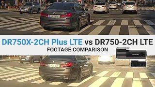 BlackVue DR750X2CH Plus LTE vs DR7502CH LTE Dashcam Footage Comparison [upl. by Giltzow]