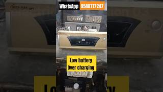 Low battery or over charging microtek charging repairing electrical inverter overcharging [upl. by Annavahs]