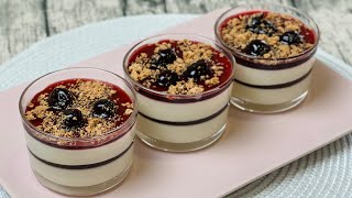 Panna Cotta Croccantino all’Amarena [upl. by Vallo122]