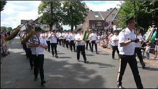 Das 125 Schützenfest in DormagenZons Der große SonntagsJubiläumsumzug am 14 Juli 2023 [upl. by Laro]