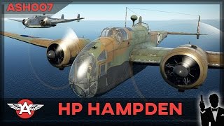 War Thunder  Handley Page Hampden  Short Cinematic Patch 165 [upl. by Aehtela]