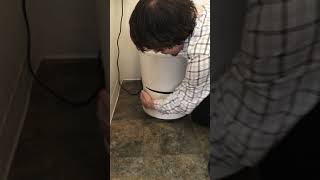 ECOJOHN  TinyJohn Waterless Incinerating Toilet  How to clean out ashes [upl. by Tavey]