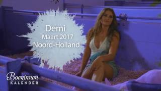 Maart 2017 de maand vanDEMI  De Boerinnen Kalender 2017 [upl. by Scevo625]