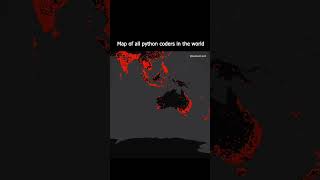 Map of all the python coders in the world [upl. by Yarehs155]