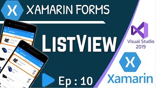 ListView in Xamarin Forms  NET MAUI  ListView Databind in MVVM  Ep10 [upl. by Arreis911]