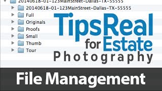 Real Estate Photography Tips File Management and Exporting in Lightroom [upl. by Bergquist]