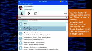 Skype for Business Managing your contacts [upl. by Steck]