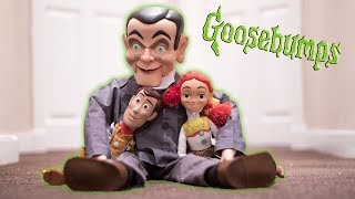 Night of the Living Dummy Slappy Torments Toy Storys Woody amp Jessie  Goosebumps Adventures [upl. by Tebasile542]