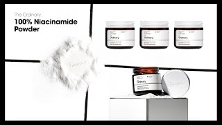 THE ORDINARY NIACINAMIDA EN POLVO  NIACINAMIDE POWDER  SORTEO [upl. by Marcelline]