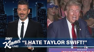 Trumps Taylor Swift Tantrum UNFAIR Emmys RIGGED Against Jimmy amp Guillermo Drinks with Emmy Winners [upl. by Francklyn457]