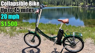 Blix Vika Collapsible Electric Bike Review amp Test [upl. by Oeram88]