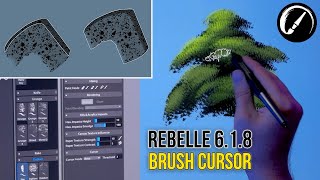 How to Use the New Brush Cursor Options in Rebelle 618 [upl. by Elletsirhc]