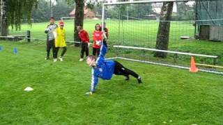 Torwarttraining  Hechten INTERSPORT kicker Fußballcamp Straß [upl. by Shulins164]