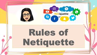 Rules of Netiquette [upl. by Llij48]