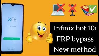 Infinix hot 10i frp bypass✅ [upl. by Nnomae]