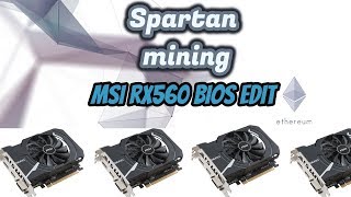 RX 560 BIOS mod [upl. by Hainahpez519]