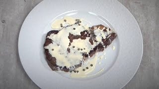 Entrecôte charolaise sauce poivre vert [upl. by Yolande]