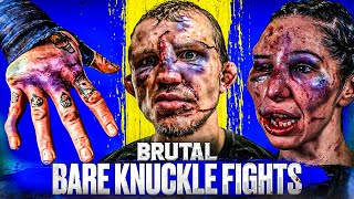 The Most Brutal Bare Knuckle Fights amp Knockouts Of All Time [upl. by Otter]