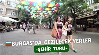 BURGAS  Gezilecek YerlerÅehir TuruPlajlarParklarHastaneler [upl. by Ahsad]