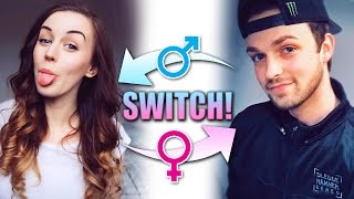 GENDER SWITCH What Would We Look Like 👦🏻🔄👩🏻 FaceApp [upl. by Nrevel126]