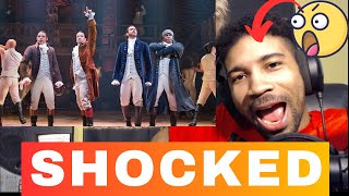 RAPPERS FIRST TIME HAMILTON REACTION PART 1 ALEXANDER HAMILTON AARON BURR SIR MY SHOT [upl. by Amadis]