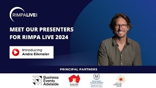 Introducing Andre Eikmeier RIMPA Live 24 Keynote Speaker [upl. by Antoinette83]