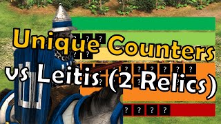 ELITE LEITIS  Best UNIQUE Counters  Tierlist  Age of Empires 2 [upl. by Cletus]