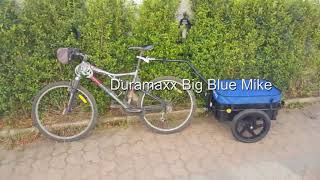 DURAMAXX BIG BLACK MIKE Rimorchio per bici carretto simpatico e funzionale [upl. by Flip804]