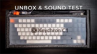 Unboxing The Keychron C1 Mechanical Keyboard Unboxing ASMR [upl. by Etnuahc]