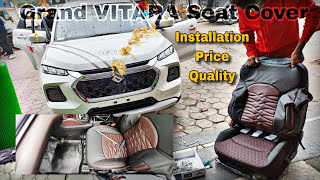 Maruti Suzuki Grand VITARA  Seat Cover 😍 Overdrive Company  Premium Quality [upl. by Huda]