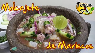 Molcajete de Mariscos quotpaso a pasoquot TOQUE Y SAZÓN [upl. by Cara]