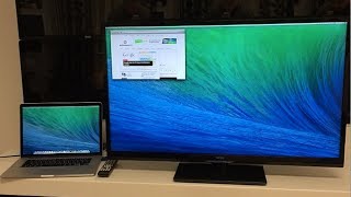 Seiki 4k TV Unboxing amp First look with Retina MacBook Pro at 3840 x 2160 [upl. by Enirrok]