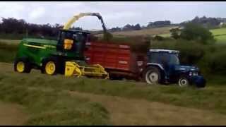 CYRIL MAGUIRE AGRI CONTRACTOR lifting silage co cork [upl. by Darrick]