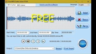 Best Free MP3 Cutter amp Joiner Software For PC [upl. by Amiel]