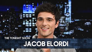 Jacob Elordi Smells the Infamous quotJacob Elordis Bathwaterquot Candle  The Tonight Show [upl. by Corena907]