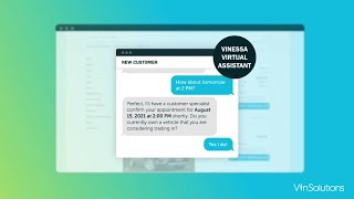 Introducing Vinessa Virtual Assistant from VinSolutions [upl. by Nedry]