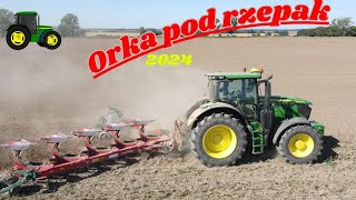 Orka pod rzepak 2024Kverneland ED 100 packomat S 🚜John Deere 175R 🚜 [upl. by Musser]