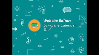 CMS Website Editor How to use the Calendar Page [upl. by Griffiths476]