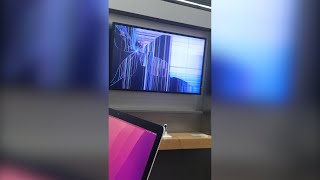 Broken Screen Prank in Apple Store [upl. by Dat]